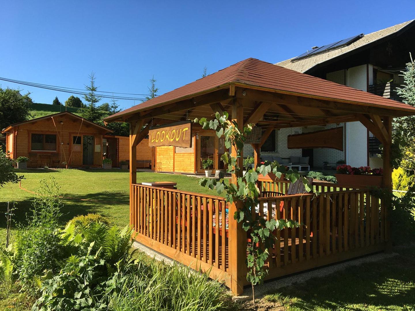 Lookout Resort Tiny House Rovte Exteriör bild